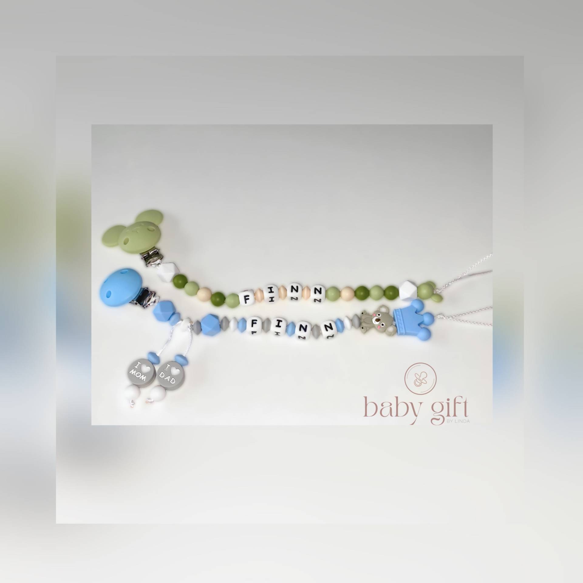 Schnullerkette Schnullerkette von Etsy - Babygiftlinda