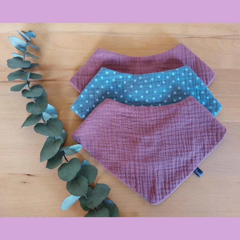 Halstuch/Dreieckstuch/Sabberlatz/Baby/Kleinkind/Lätzchen/Latz Aus Musselinstoff/Personalisierbar/Wunschname von Etsy - BabykleidungbyKati