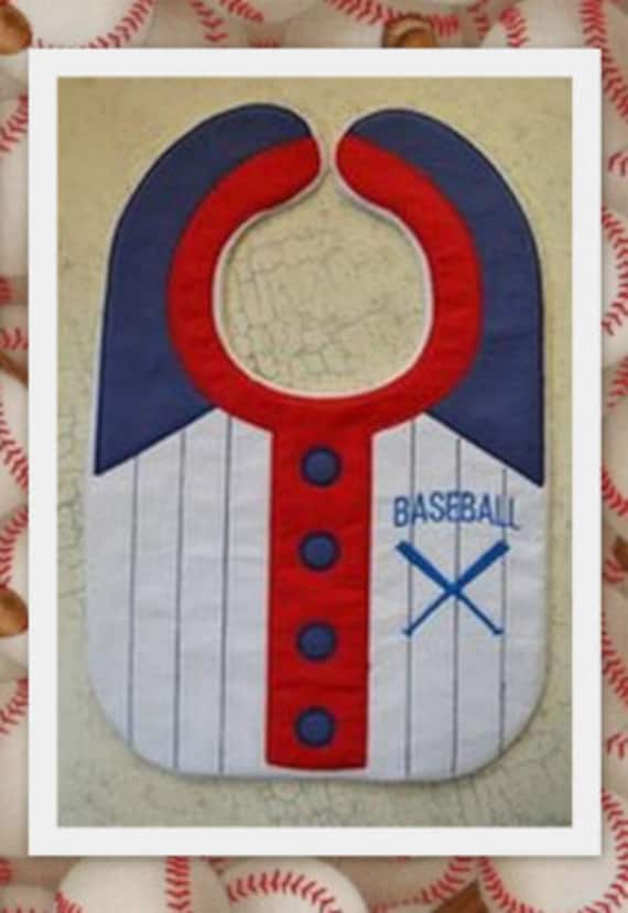 Baseball Shirt Baby Lätzchen von Etsy - Babyneedsbibs