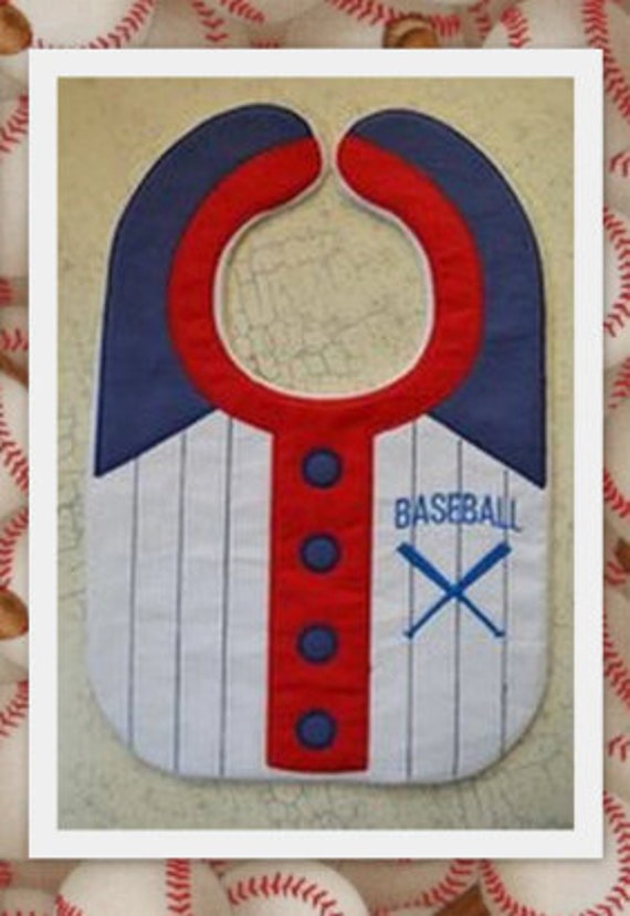 Baseball Shirt Baby Lätzchen von Etsy - Babyneedsbibs