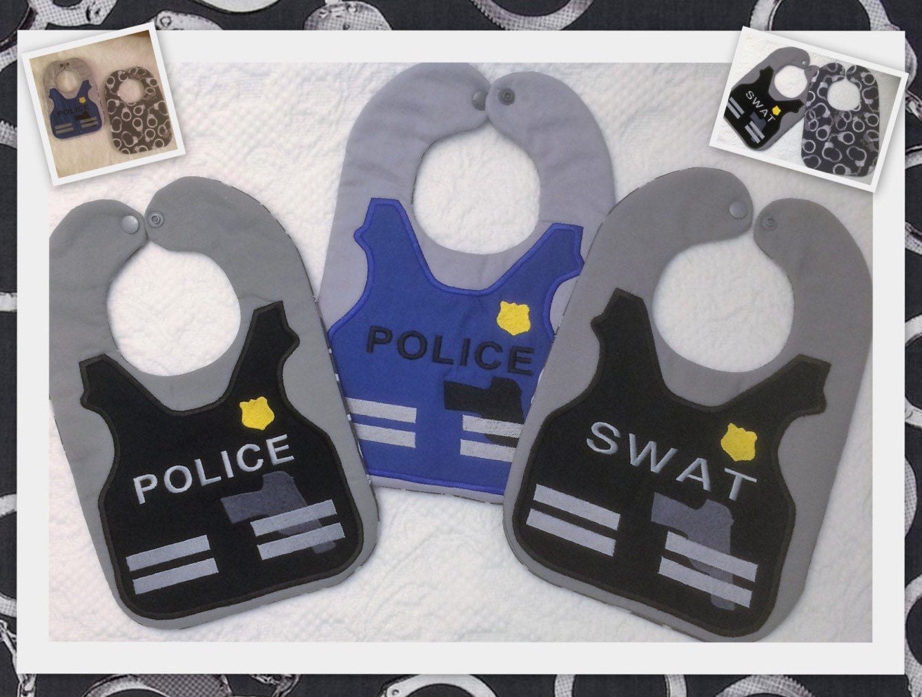 Kevlar-Westen-Lätzchen Für Polizei, Swat, Sheriff Und Fbi von Etsy - Babyneedsbibs