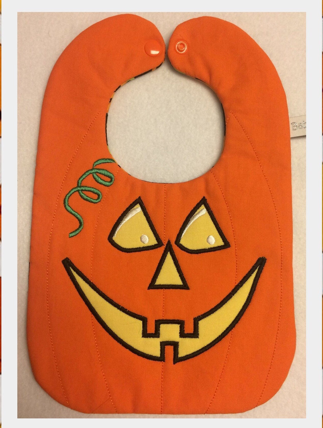 Kürbis Halloween Lätzchen Kürbis Halloween Lätzchen von Etsy - Babyneedsbibs