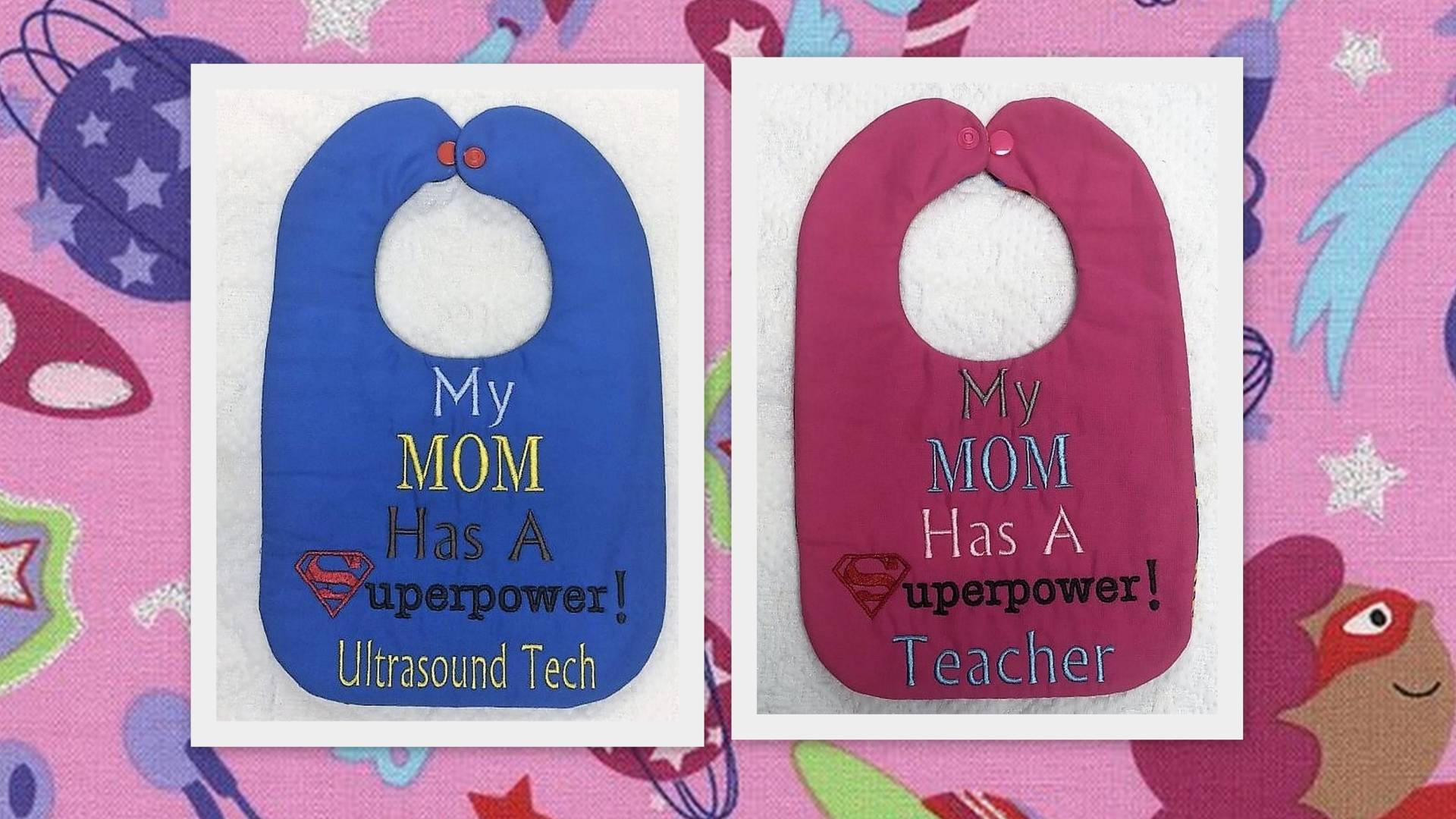 Mama Super Hero Lehrer Und Ultraschall Baby Lätzchen von Etsy - Babyneedsbibs