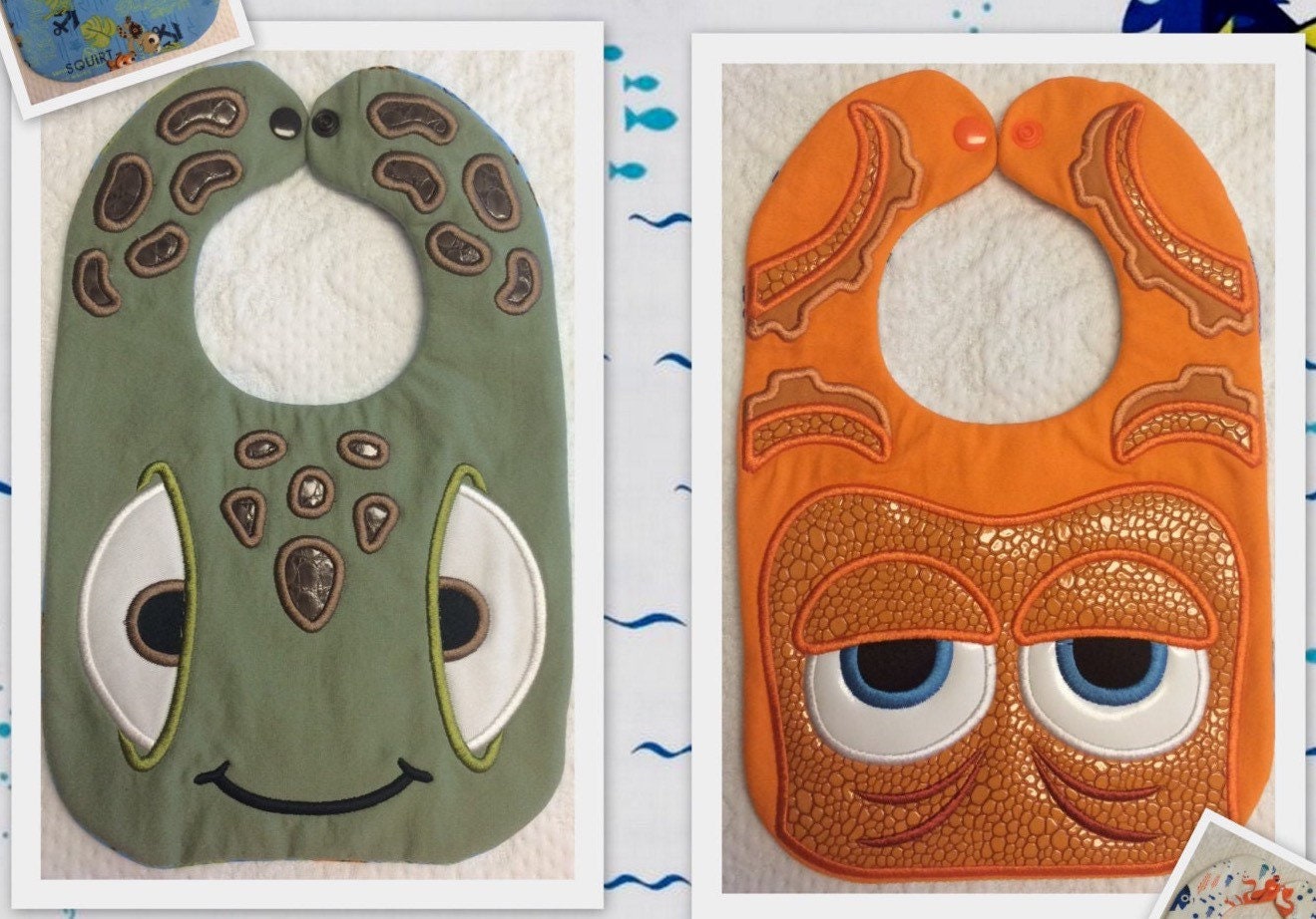Squirt Und Hank Baby Lätzchen von Etsy - Babyneedsbibs
