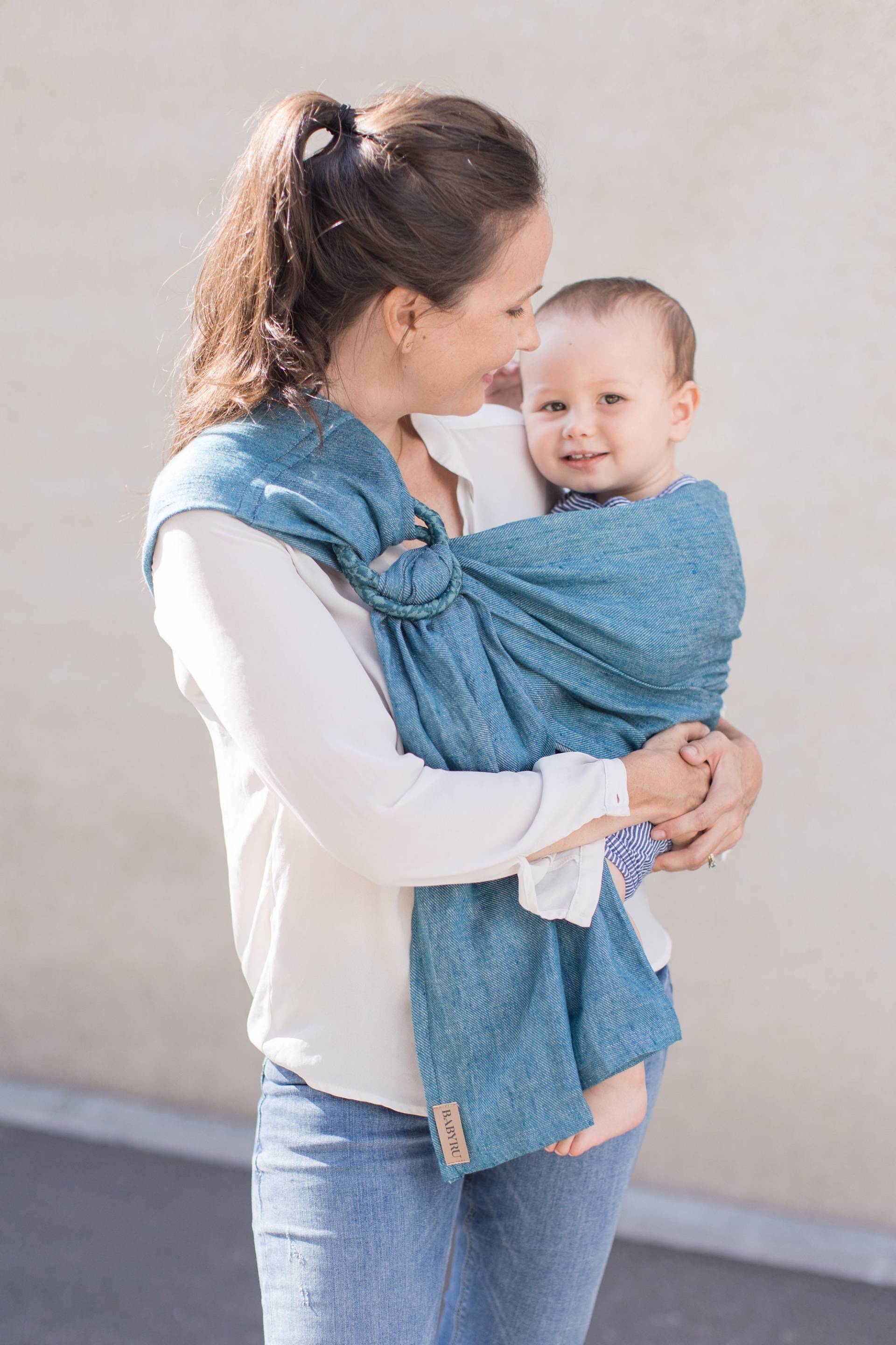 Bio-Babytragering, Bio-Babytrageling, Leinen-Neugeborenen-Wraps, Leichte Gewebte Baby-Wraps, Unisex-Babytragen-Wraps von Etsy - BabyruCarrier