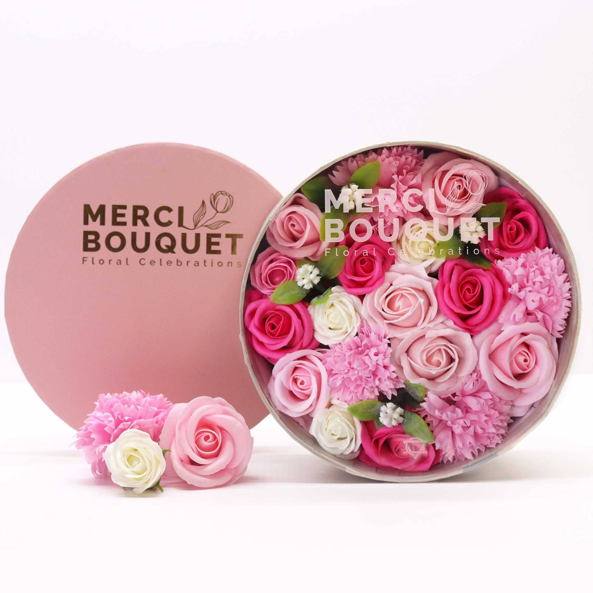 Seifenblumen-Geschenkboxen, Wohlfühl Set, Seifenblumen, Geschenkidee, Dankeschön, Abschied, Geburt, Muttertag, Valentinstag, Weihnachten von Etsy - BadebombenBoutique