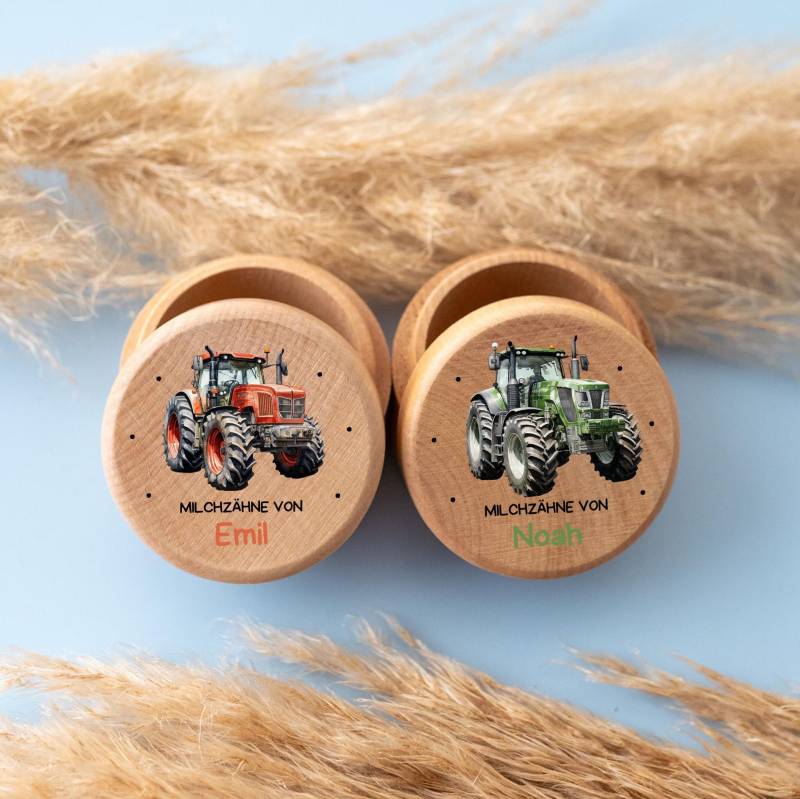 Zahndose Junge, Milchzahndose Personalisiert, Traktor, Schultüte Füllung Trecker, Zahnbox von Etsy - BaerenfreundeDE