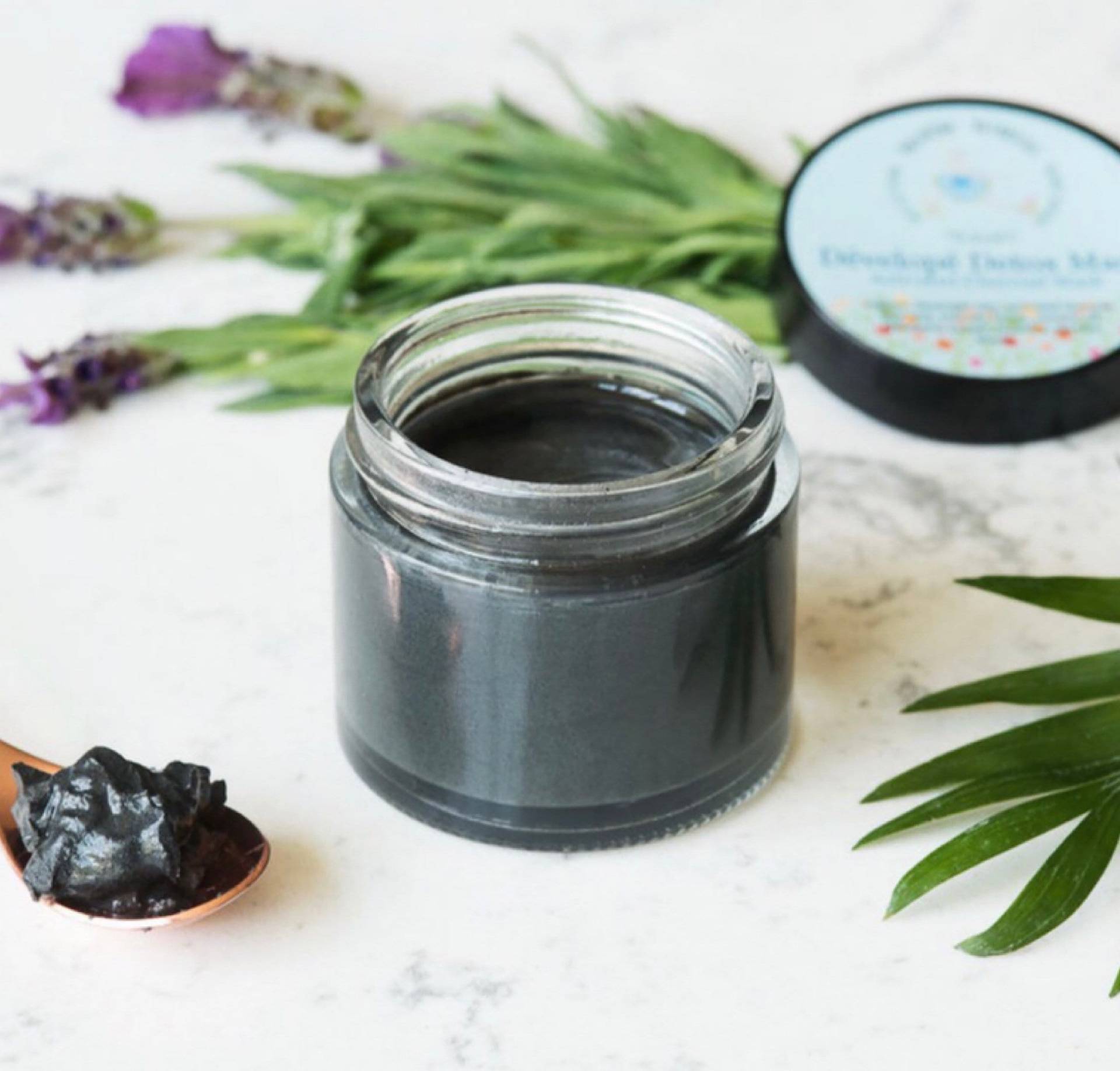 Kohle Maske | Ausgleichende Gesichtsmaske Mit Aktivkohle, Manuka Honig, Bentonit Ton, Teebaum, Zitrone Und Lavendel Aus Ton Kohle Maske | Ausgleichende Gesichtsmaske Mit Aktivkohle, Manuka Honig, Bentonit Ton, Teebaum, Zitrone Und Lavendel Aus Ton von Etsy - BallerinaBotanicals