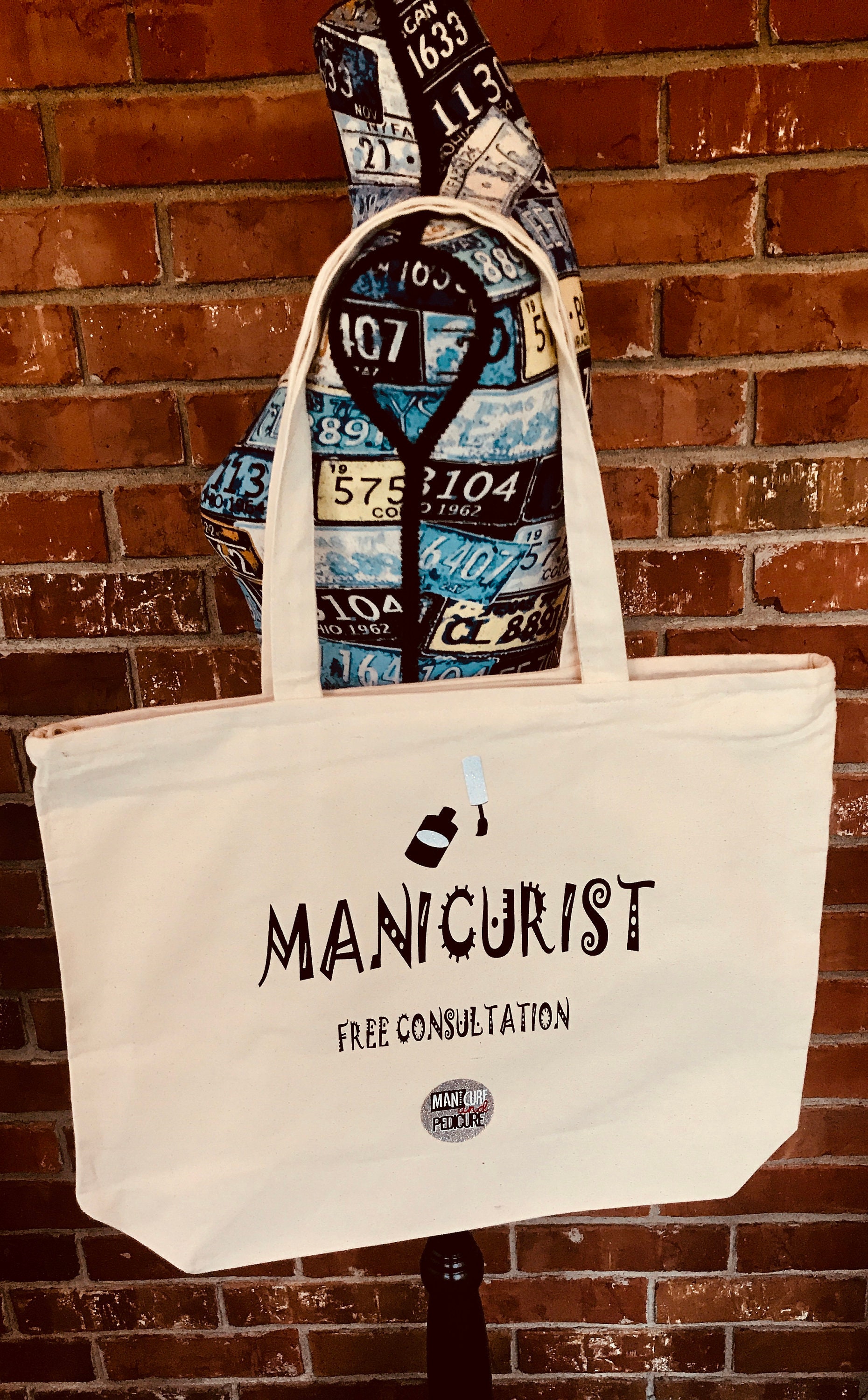 Maniküre-Versorgungsmaterial-Einkaufstasche/Nagelzubehör/Maniküre-Versorgungsmaterialien/Schönheitstasche/Salon-Einkaufstasche von Etsy - BallyhooBags