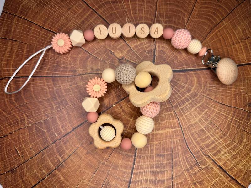 Schnullerkette Set von Etsy - BambiCloud