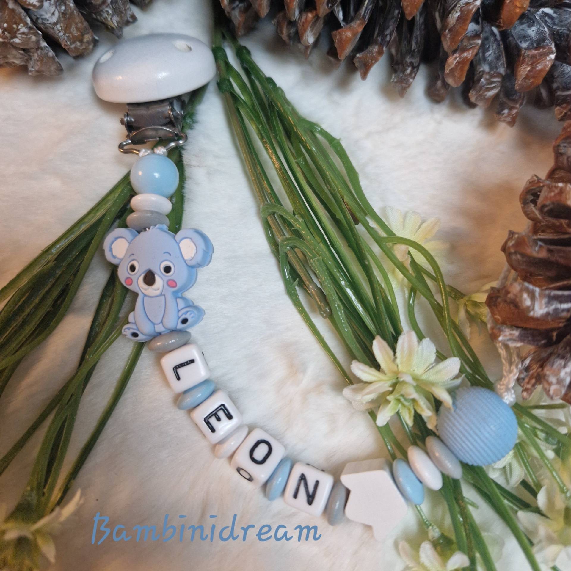 Schnullerkette Bärchen Mit Silikon Motivperle /Geburt Baby/Personalisiertegeschenke/Baby Schnullerkette Bärchen Mit Silikon Motivperle /Geburt Baby/Personalisiertegeschenke/Baby von Etsy - Bambinidream