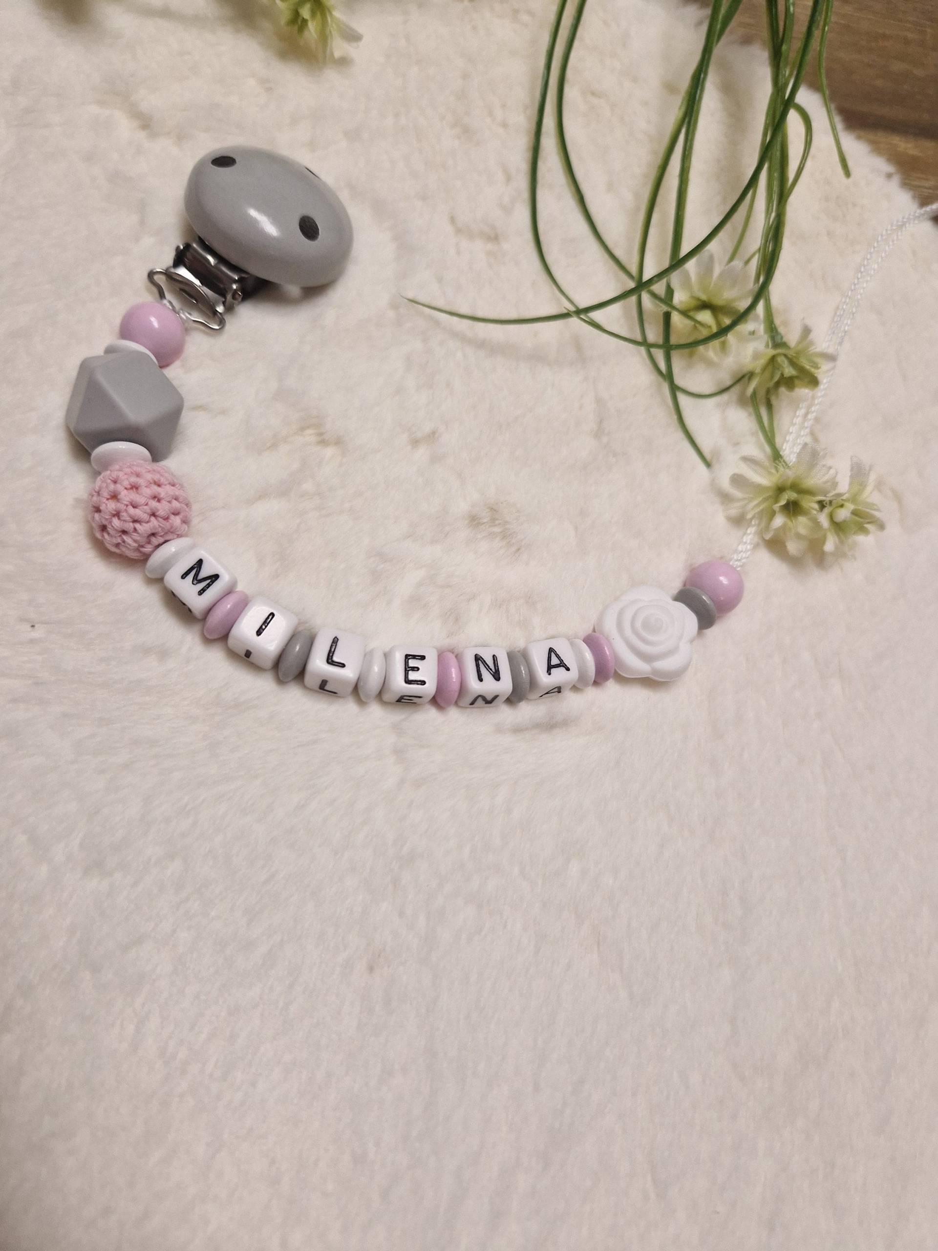 Schnullerkette Mit Namen Mädchen |Baby Geschenk| Personalisiertegeschenke |Geburt Schnullerkette Mit Namen Mädchen |Baby Geschenk| Personalisiertegeschenke |Geburt von Etsy - Bambinidream