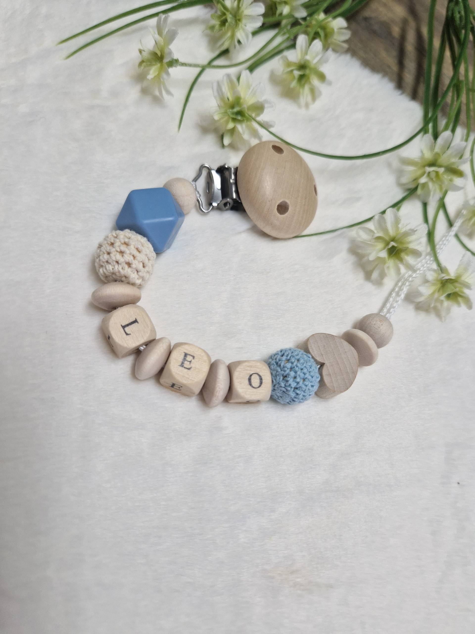Schnullerkette Mit Namen Personalisiert Geschenk| Personalisiertegeschenke |Baby |Geburt von Etsy - Bambinidream