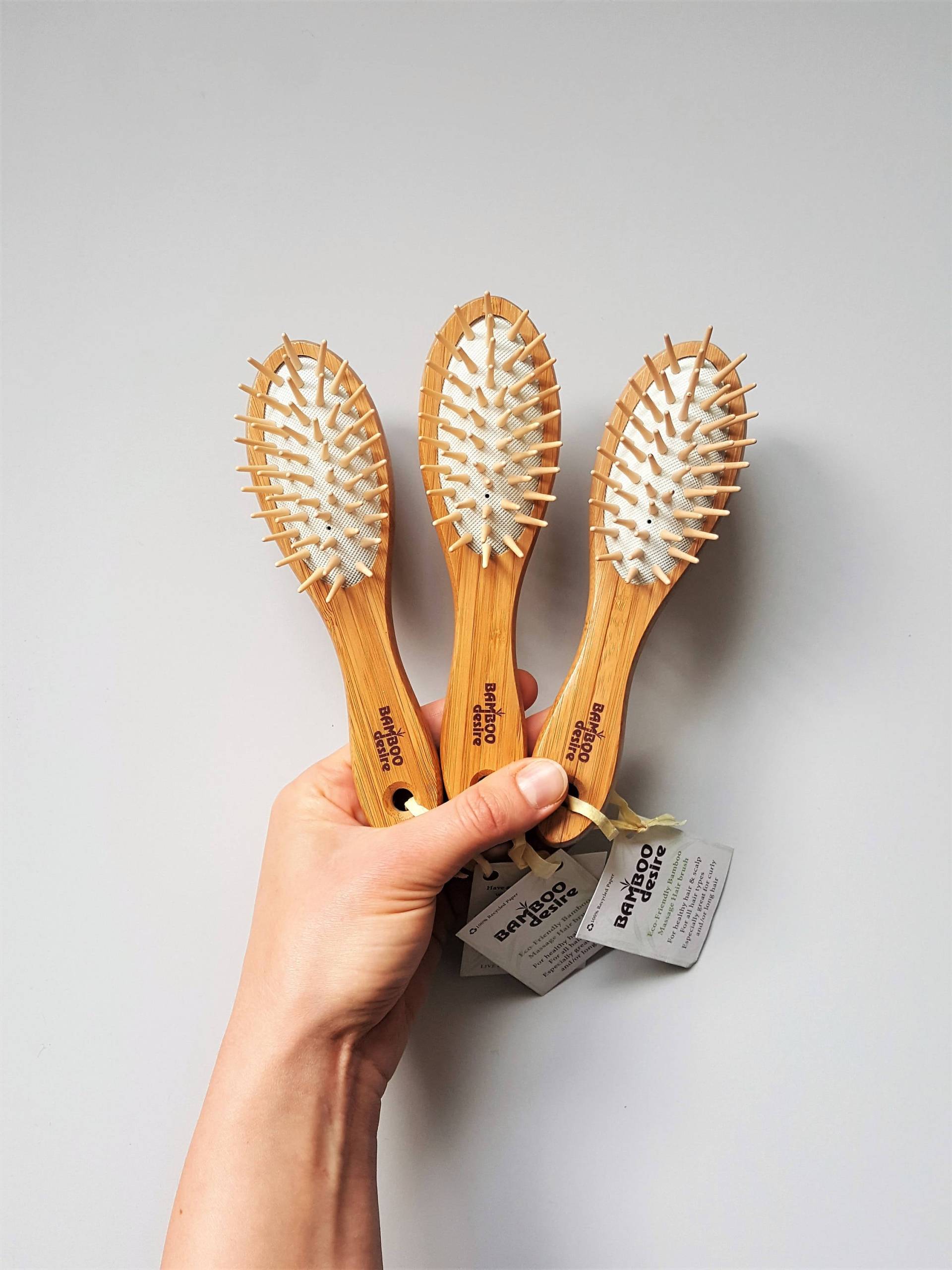 Haarbürsten Set - Bambus Haarbürste Mini Taschen Holz Haarkamm von Etsy - BambooDesire