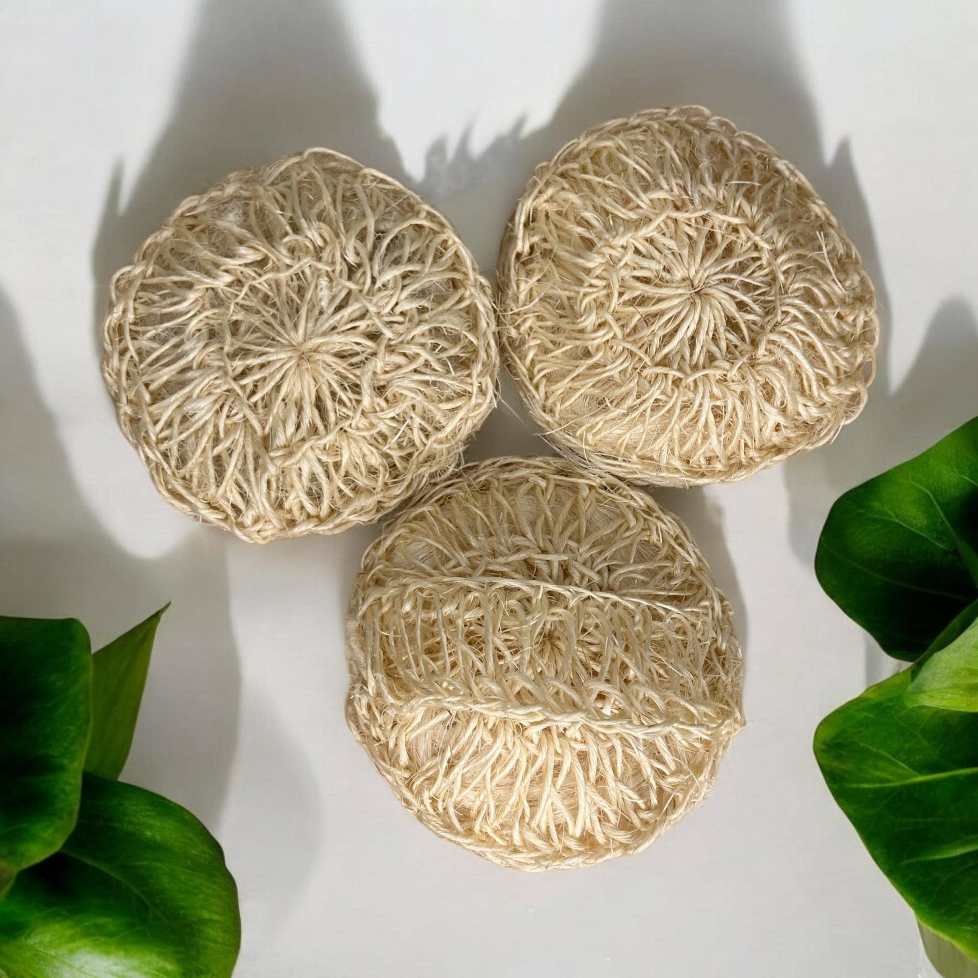 3Er Set Handgefertigter Sisal Peeling Hand Scrubber | Ganz Natürlich Kompostierbar Erde Freundlich Trockene Haut Pflanzlich in Familienbesitz 3Er Set Handgefertigter Sisal Peeling Hand Scrubber | Ganz Natürlich Kompostierbar Erde Freundlich Trockene Haut Pflanzlich in Familienbesitz von Etsy - BambooSwitchShop