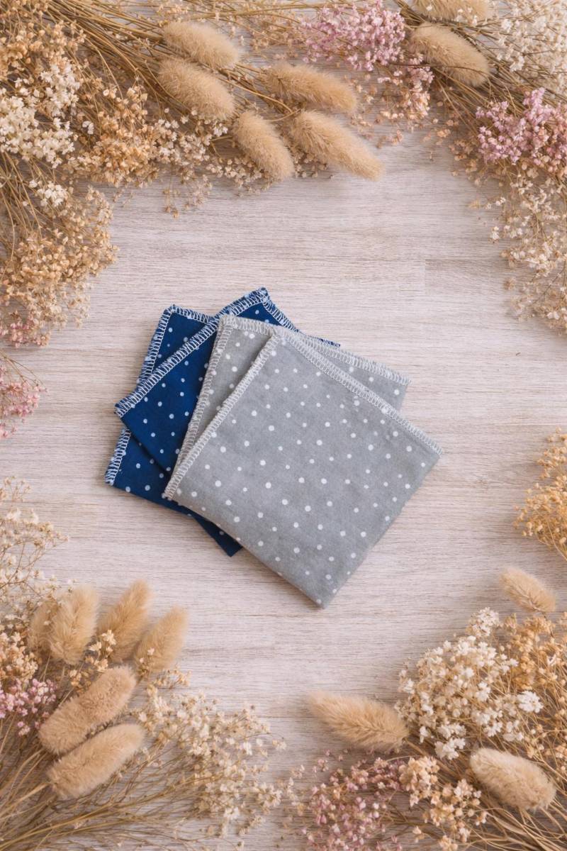 4 Nachhaltige Stofftaschentücher/Schweißtücher/ Allzwecktücher/ Wiederverwendbare Tücher von Etsy - Bastellieschen