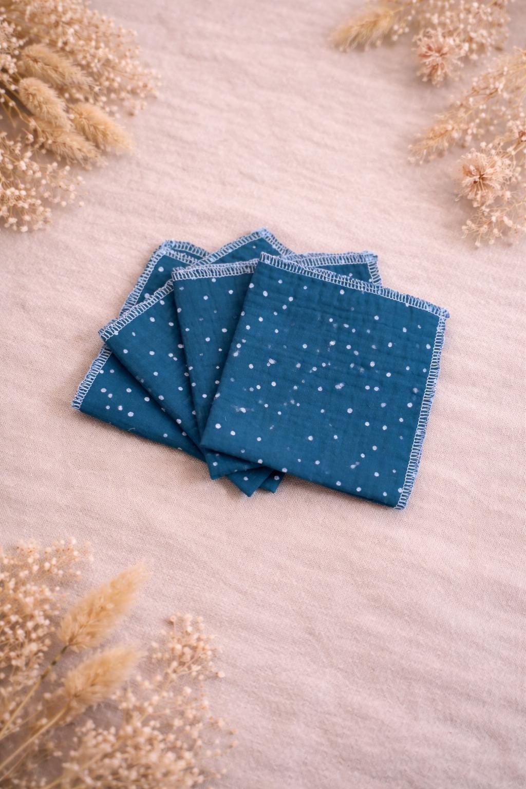 4 Nachhaltige Stofftaschentücher/Schweißtücher/ Allzwecktücher/ Wiederverwendbare Tücher von Etsy - Bastellieschen