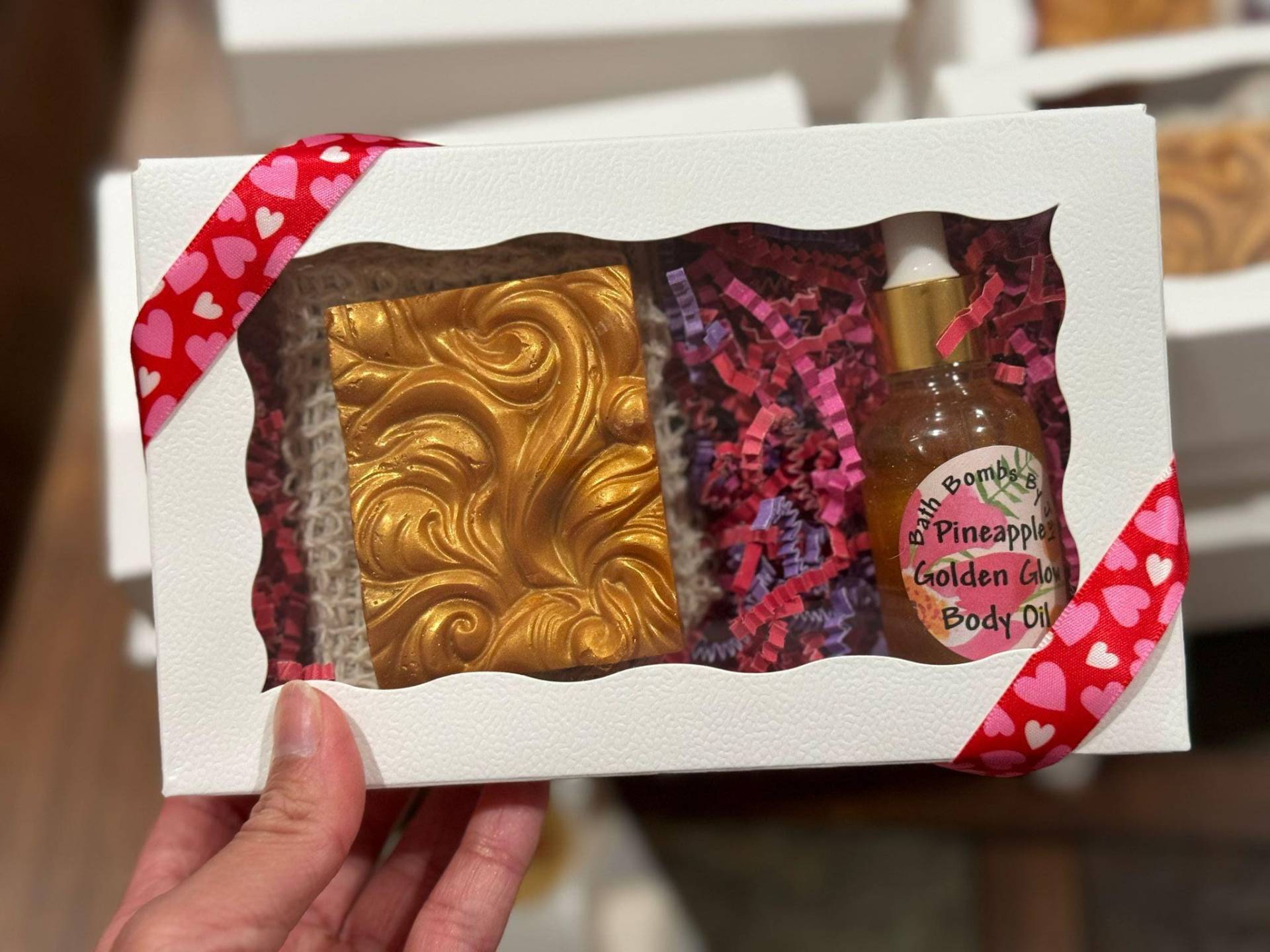Kurkuma Seife Und Schimmerndes Körperöl Weihnachtsgeschenk Set von Etsy - BathBombsByJay