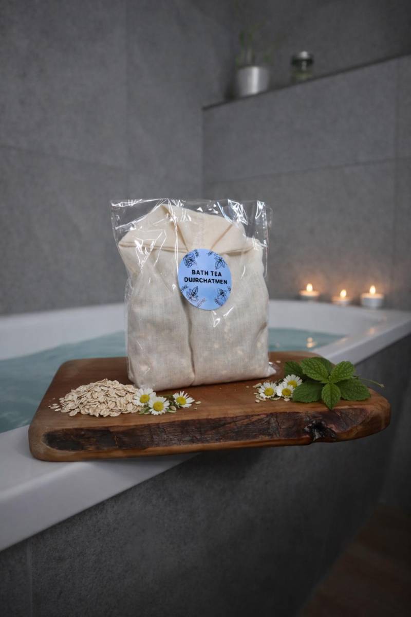 Bath Tea Durchatmen | Badebeutel Mit Hafer, Kamille & Zitronenmelisse Natürliches Haferbad Entspannungs Geschenk Bath Tea Durchatmen | Badebeutel Mit Hafer, Kamille & Zitronenmelisse Natürliches Haferbad Entspannungs Geschenk von Etsy - BathTeaManufaktur