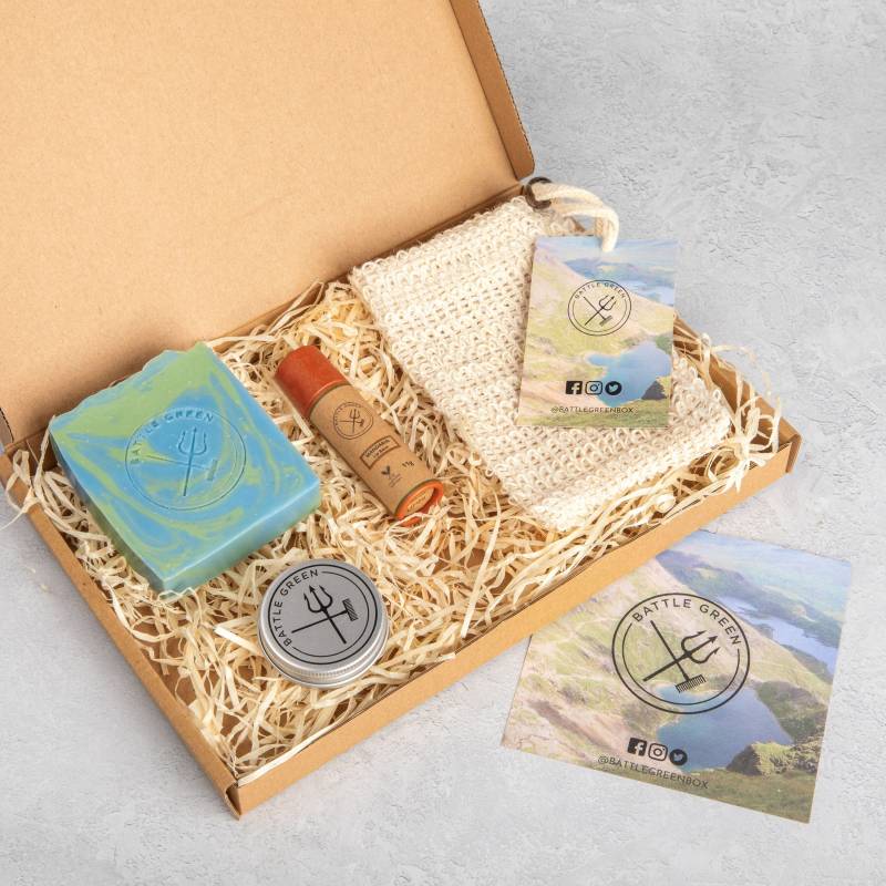 Bad Und Körper Geschenk-Set - Self Care Home Spa Kit Natürliche Vegan Kosmetik Geschenkbox von Etsy - BattleGreenBox