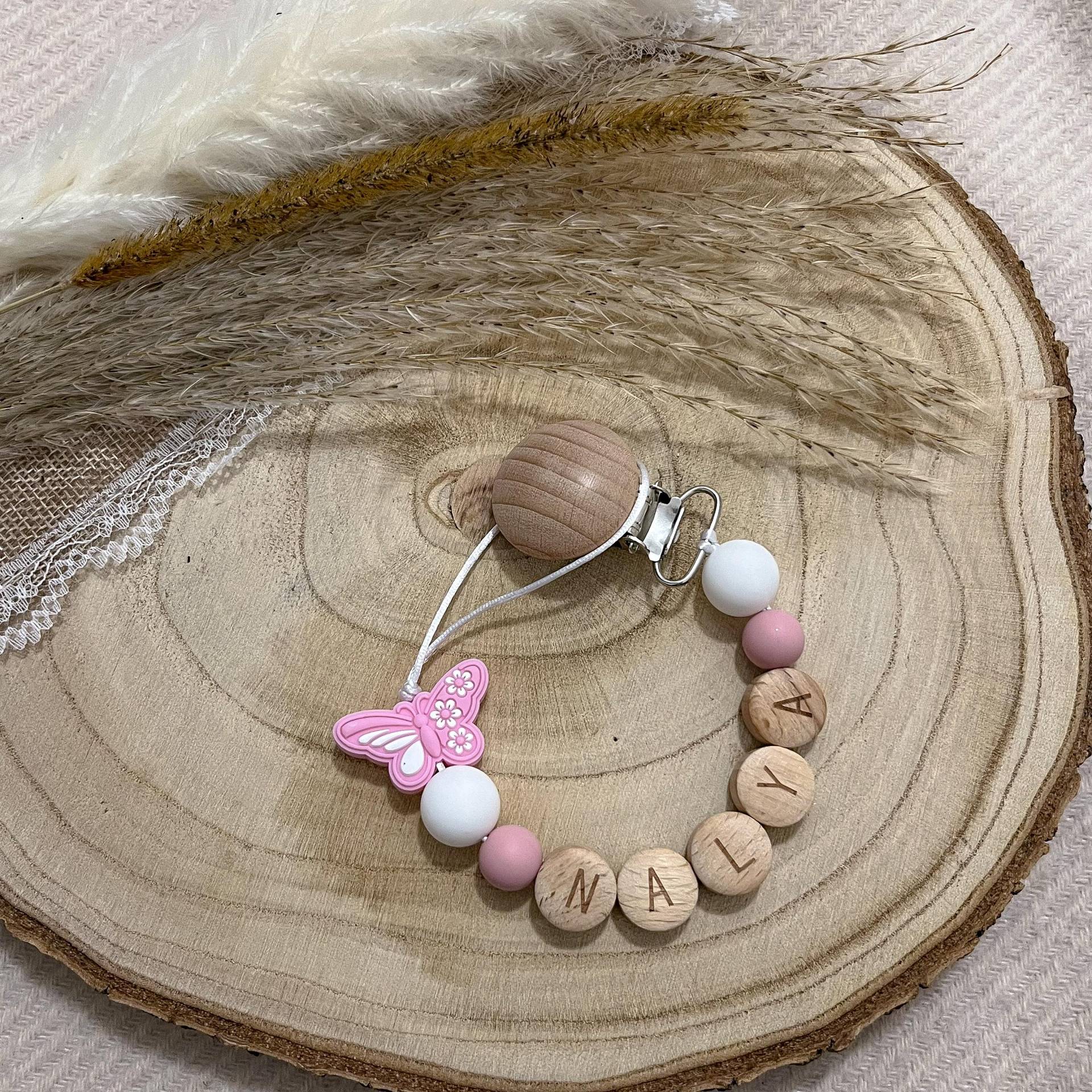 Catenella Porta Ciuccio Personalizzata Boho Baby Con Clip in Legno - Nome Della Catenella Catenella Porta Ciuccio Personalizzata Boho Baby Con Clip in Legno - Nome Della Catenella von Etsy - Bbabyboutiquee