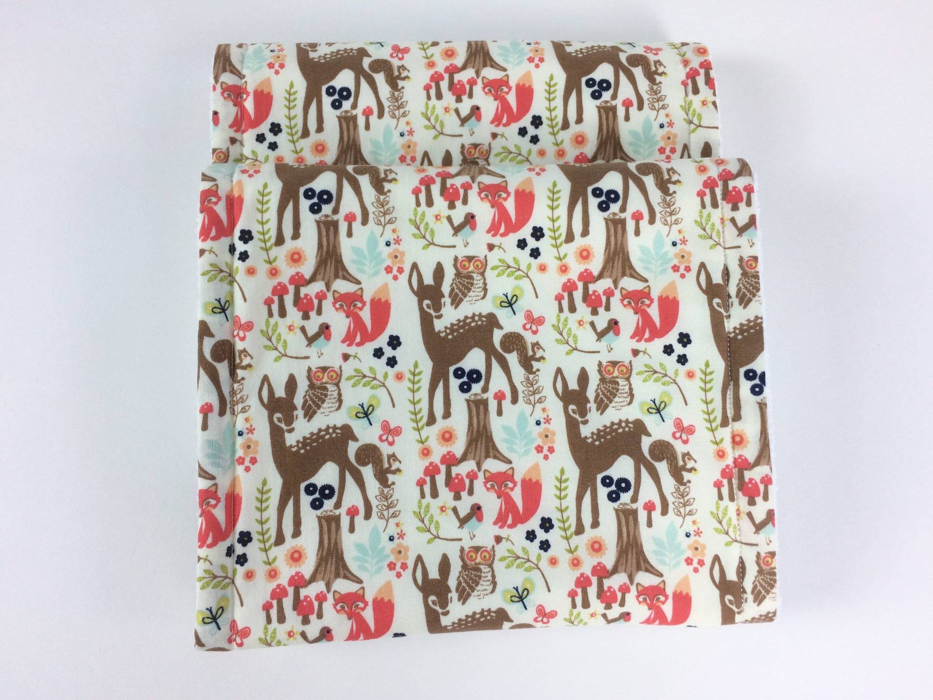Frühlings-Baby-Spucktücher, Reh-Spuck-Tücher, Baby-Mädchen-Geschenk, Waldtiere-Spucktücher, Neugeborenen-Baby-Geschenk, Hübsches Spucktuch von Etsy - BearCubsStore