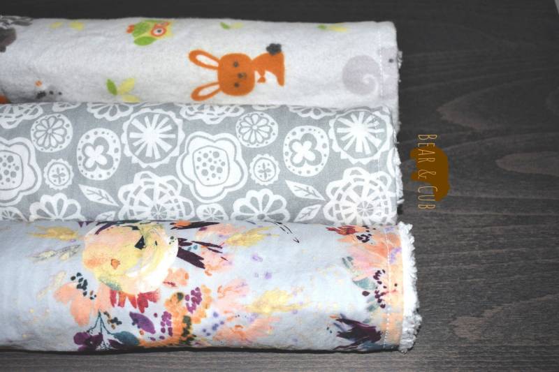 Set Von Drei Leinen, Baby Geschenk, Shower, Burp Tücher, Burping, Rag, Burpees von Etsy - BearandCubGoods