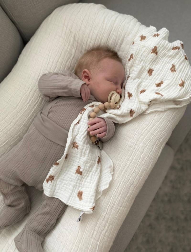 Musselin Spucktuch/Lovey von Etsy - BeariKids