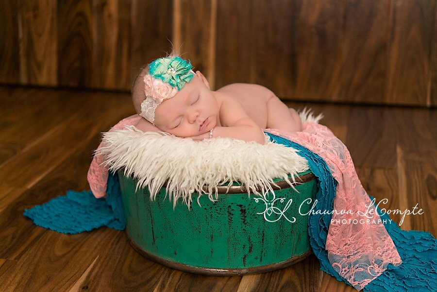Koralle Stretch Spitze & Petrol Rüschen Wrap Set Neugeborene Fotografie Requisiten Koralle Stretch Spitze & Petrol Rüschen Wrap Set Neugeborene Fotografie Requisiten von Etsy - BeautifulPhotoProps