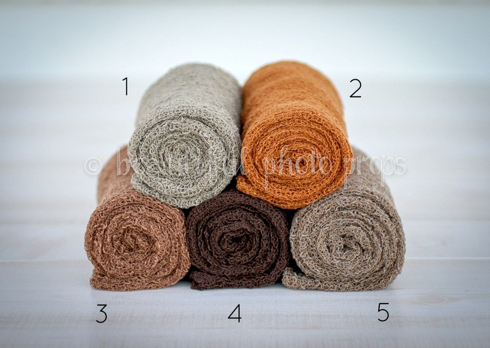 Stretch Strick Wraps in Brauntönen Stretch Strick Wraps in Brauntönen von Etsy - BeautifulPhotoProps