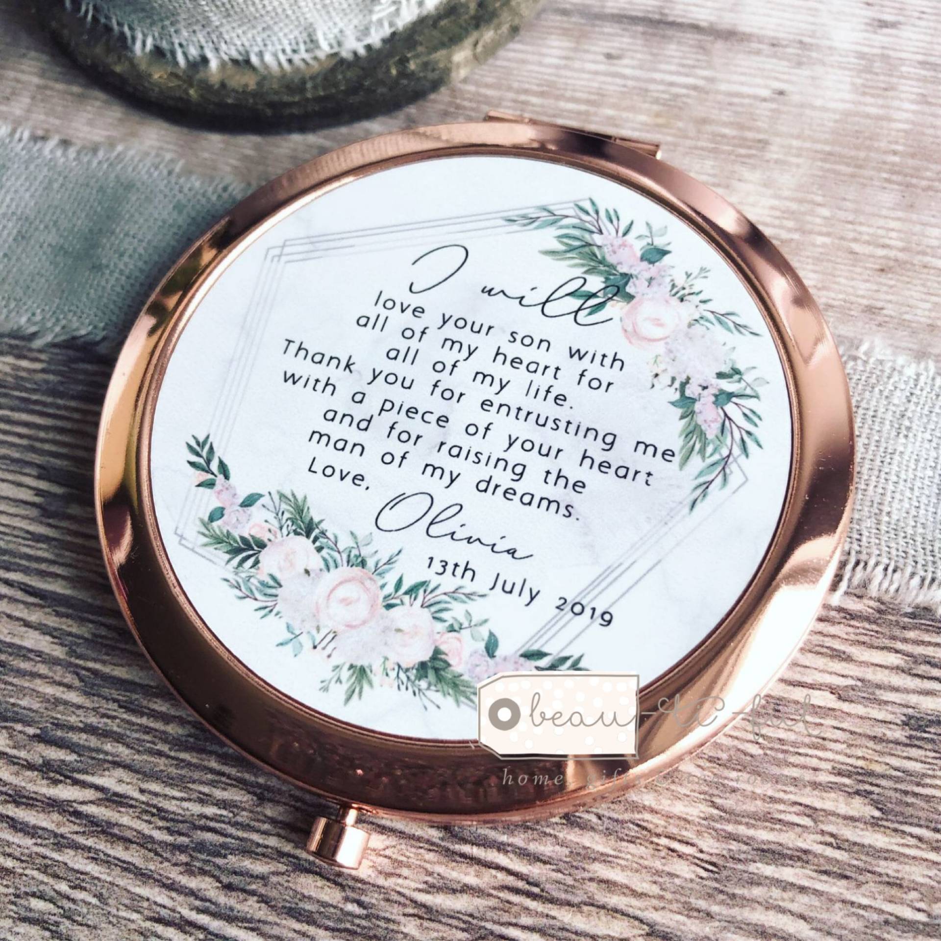 Personalisierte Mutter Der Bräutigam Braut Danke Von Zitat Floral Rose Gold Kompakt Spiegel Hochzeitsgeschenk Personalisierte Mutter Der Bräutigam Braut Danke Von Zitat Floral Rose Gold Kompakt Spiegel Hochzeitsgeschenk von Etsy - Beautifulgiftshop