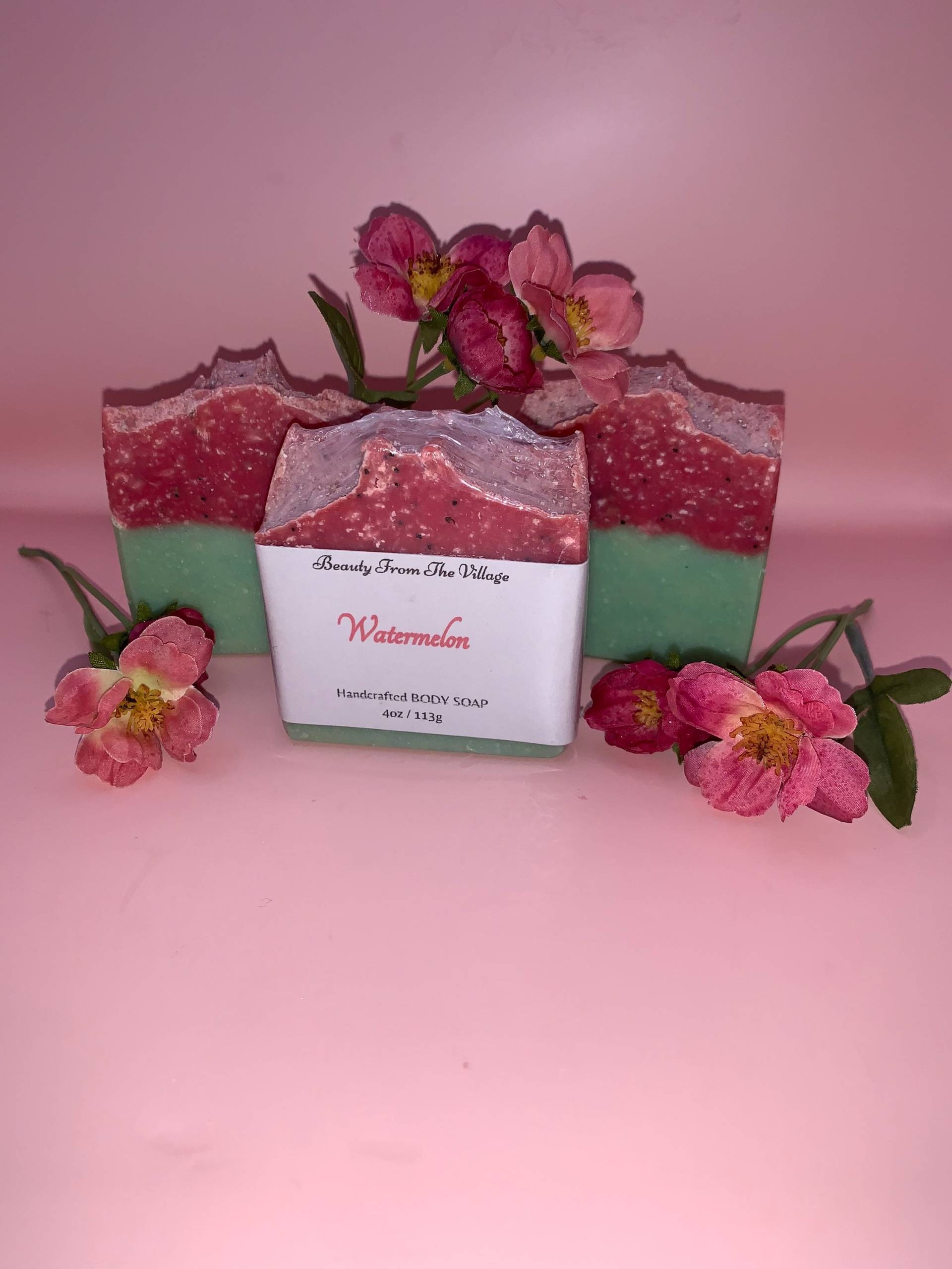 Wassermelonenseife Wassermelonenseife von Etsy - BeautyFromTheVillage