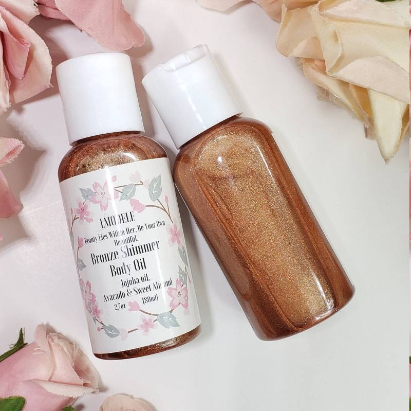 Bronze Schimmer Körperöl | Körperschimmer Schimmerndes Belebendes von Etsy - BeautyIsInHer