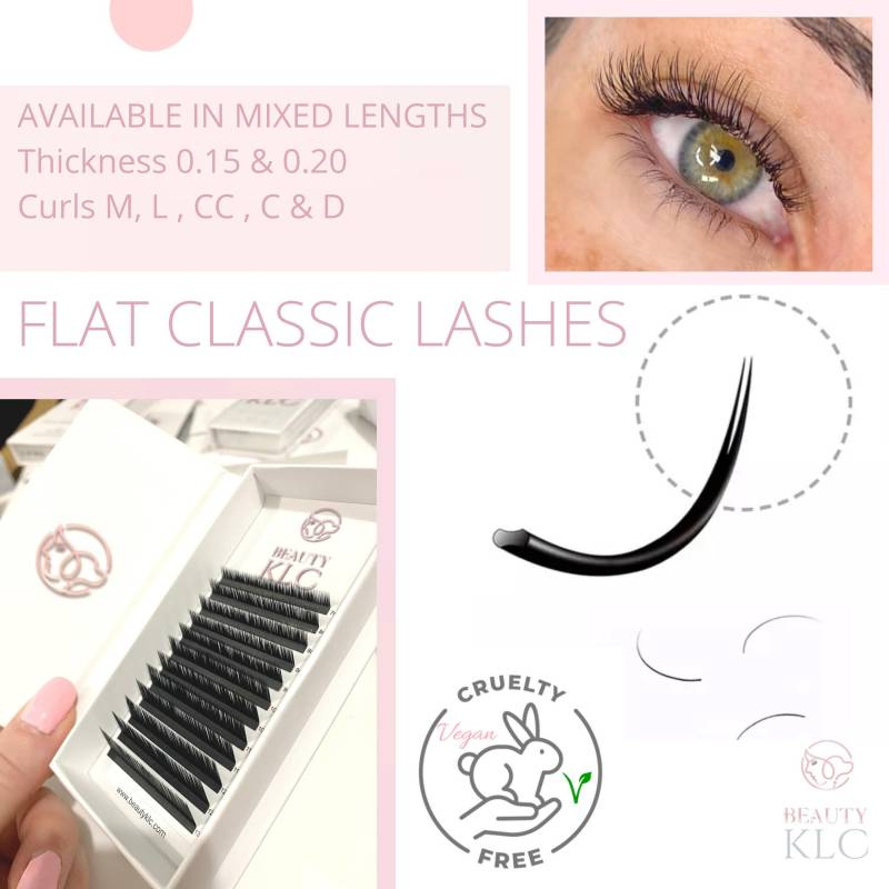 Classic/ Flat Lashes Super Soft 0.20 von Etsy - BeautyKLC