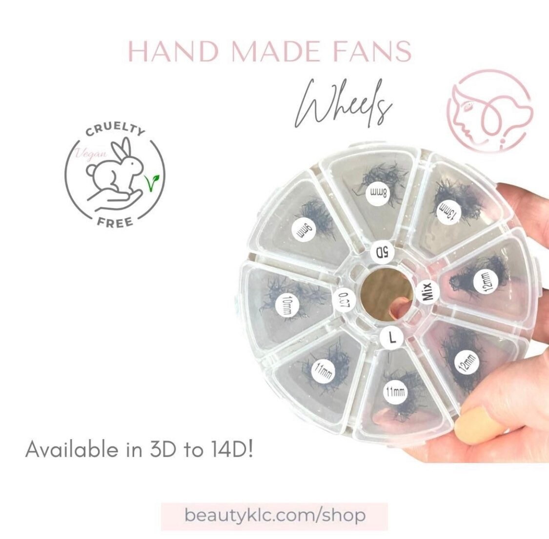 L Curl 6D Lockere Promade Fans Gemischte Längen L Curl 6D Lockere Promade Fans Gemischte Längen von Etsy - BeautyKLC