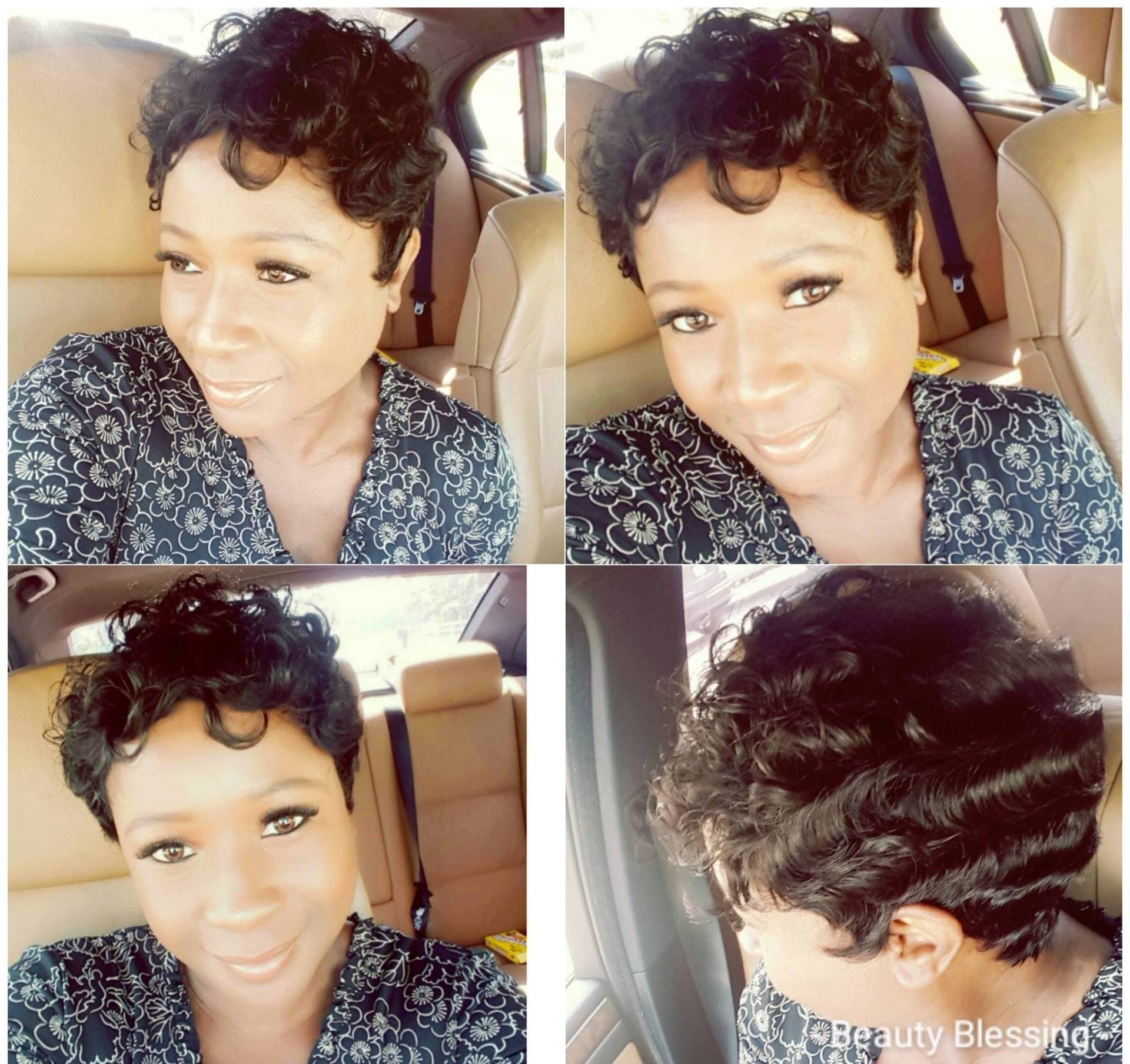 Perücke Fingerwave Remy 100% Echthaar Fashion Short Style von Etsy - Beautyblessings6