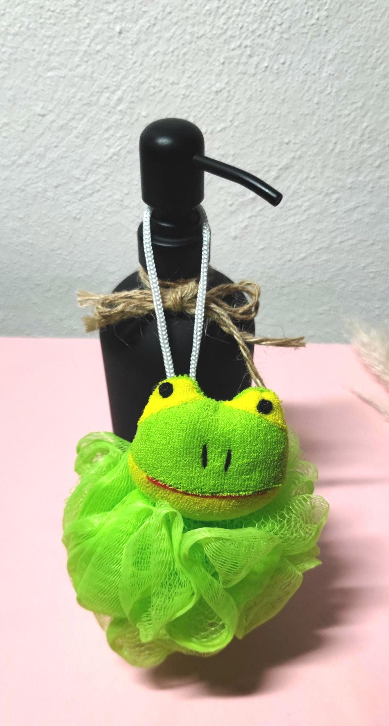 Badeschwamm - Frosch Schwamm Badebälle Kinder Duschschwamm von Etsy - BeautyfeeShop