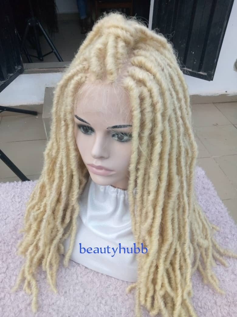 4x4 Lace Verschluss Messy Locs Dreadlocks Fauxlocs Faux Dreadlock Freadlock Perücke Für Schwarze Frauen Geflochtene Perücken, Zöpfe Spitzen Perücken von Etsy - Beautyhubb