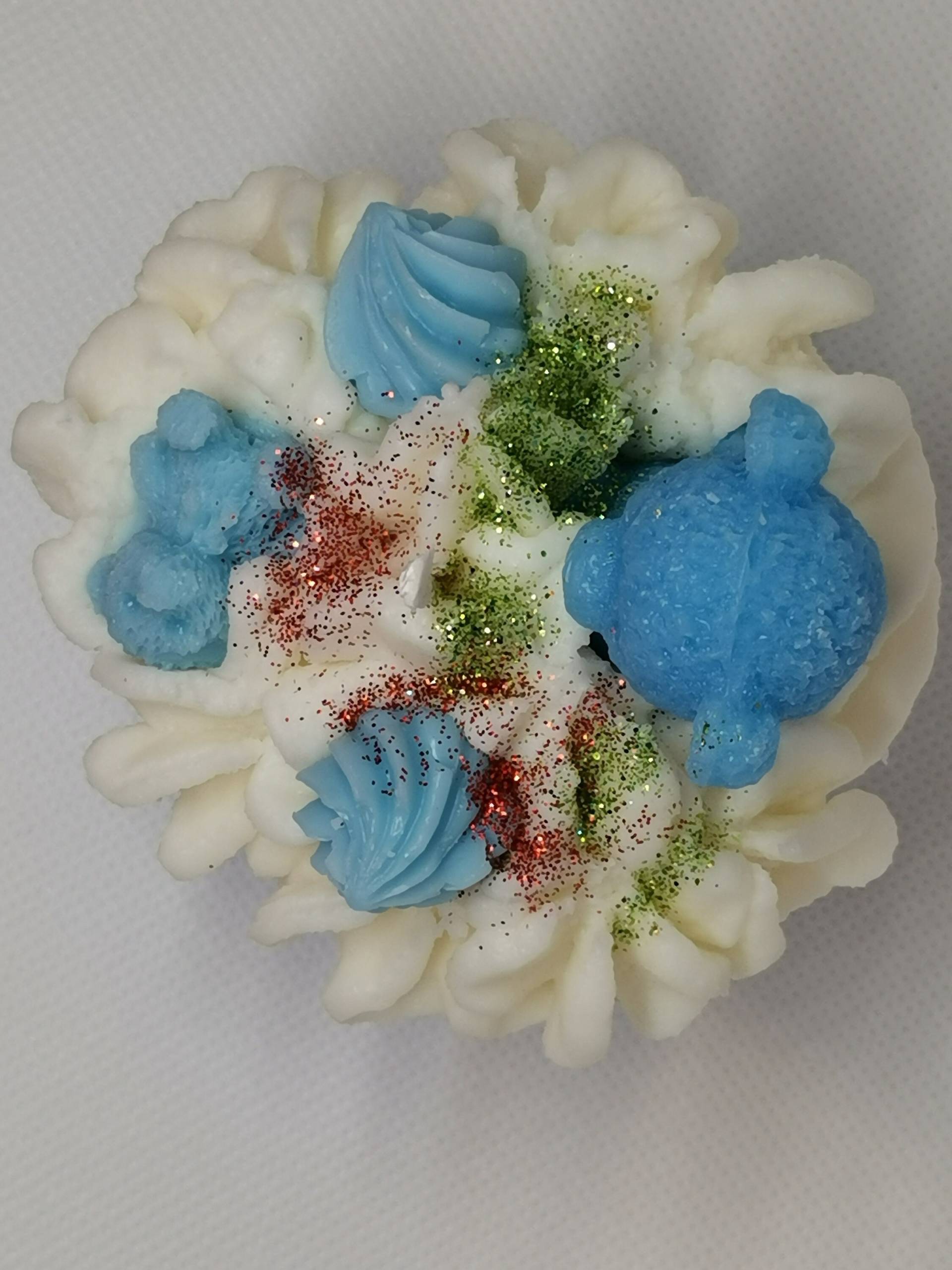 Kerze " Muffin Teddy Blau" Kerze " Muffin Teddy Blau" von Etsy - Beautyvitalshop