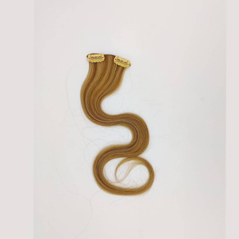 Echthaar Clip-In Extensions 40cm - Farbe Caramel | 1-Teilig Inkl. 5x Rebonds & 1x Protector von Etsy - BeautyworldBavaria