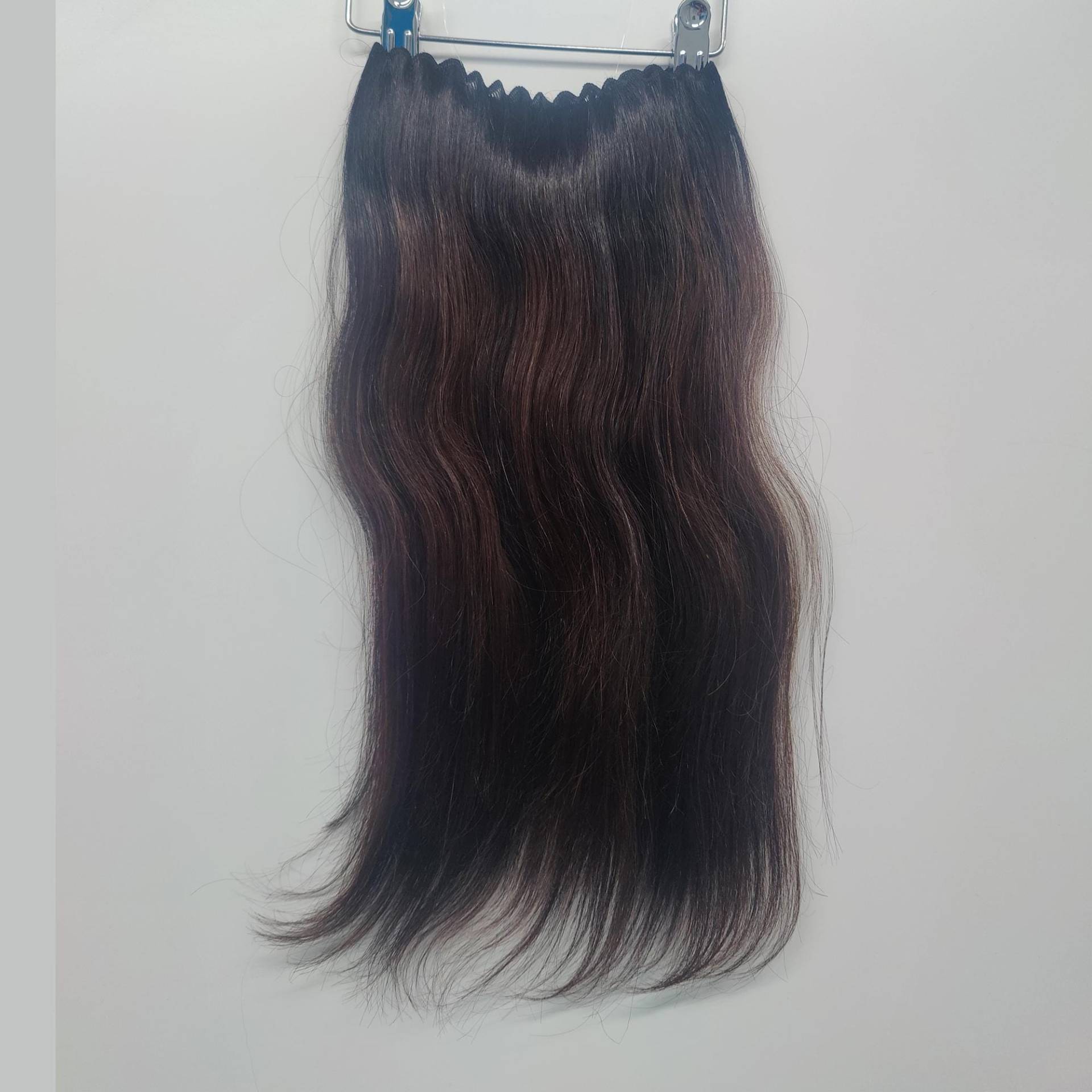 Haartresse Haarverlängerung 40cm Echthaar - Haarextensions Haarfarbton 1 & 3.4 | Rio/Hairdress Kaum Spürbar Unsichtbar Halo Extensions von Etsy - BeautyworldBavaria