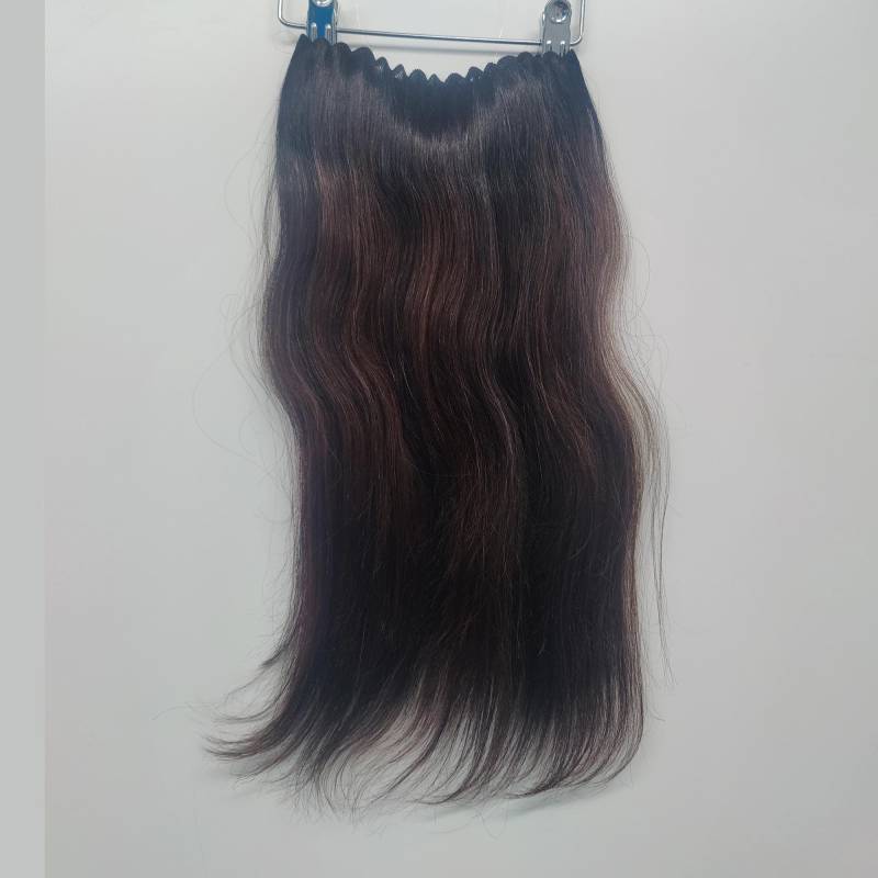 Haartresse Haarverlängerung 40cm Echthaar - Haarextensions Haarfarbton 1 & 3.4 | Rio/Hairdress Kaum Spürbar Unsichtbar Halo Extensions von Etsy - BeautyworldBavaria