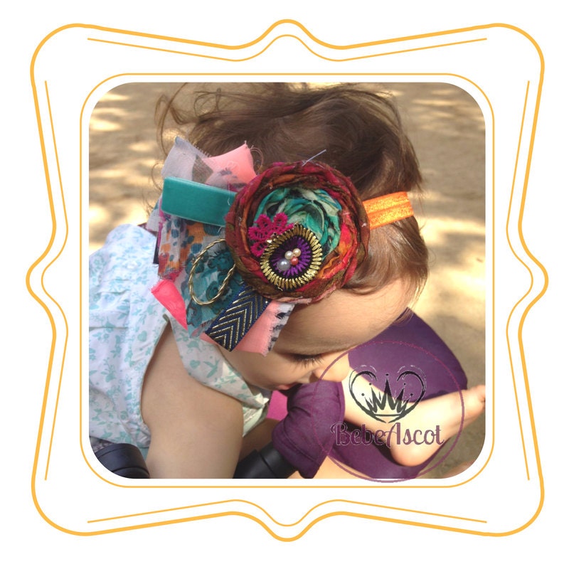 stirnband Gestempelt in Leuchtenden Farben Für Baby Mädchen stirnband Gestempelt in Leuchtenden Farben Für Baby Mädchen von Etsy - BebeAscot
