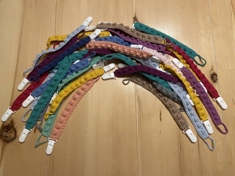 Schnullerkette Aus Watte Für Babys von Etsy - BebeDeLaine