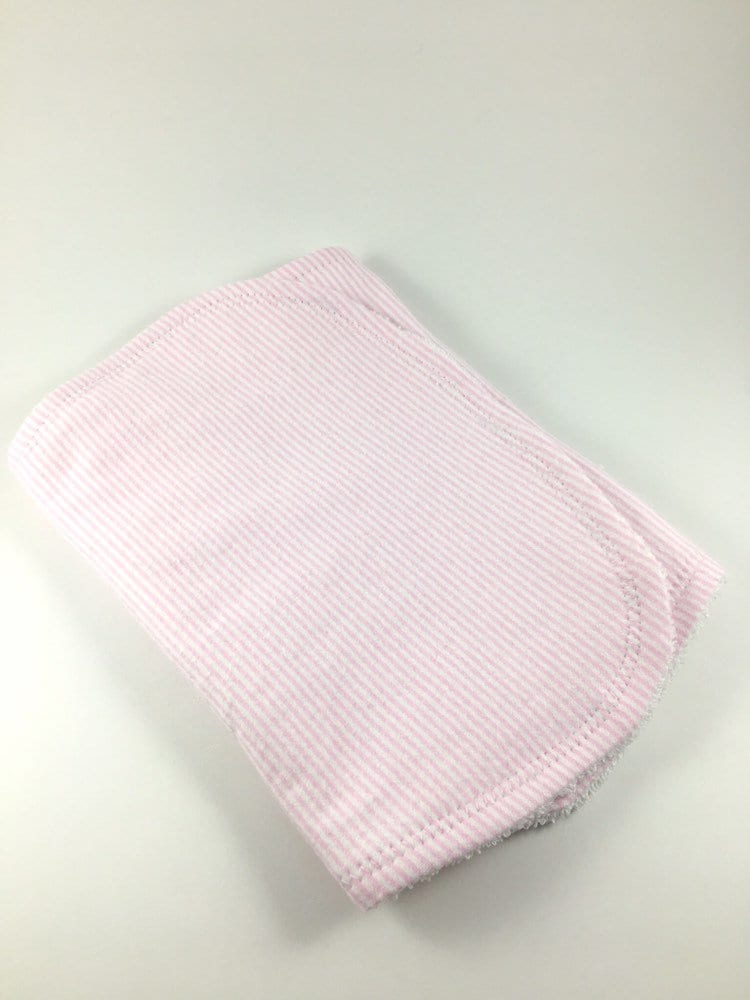 Personalisierte Rosa Streifen Spucktuch, Baby Spucktuch Mädchen, Mädchen Geschenk von Etsy - BeeKaiBaby