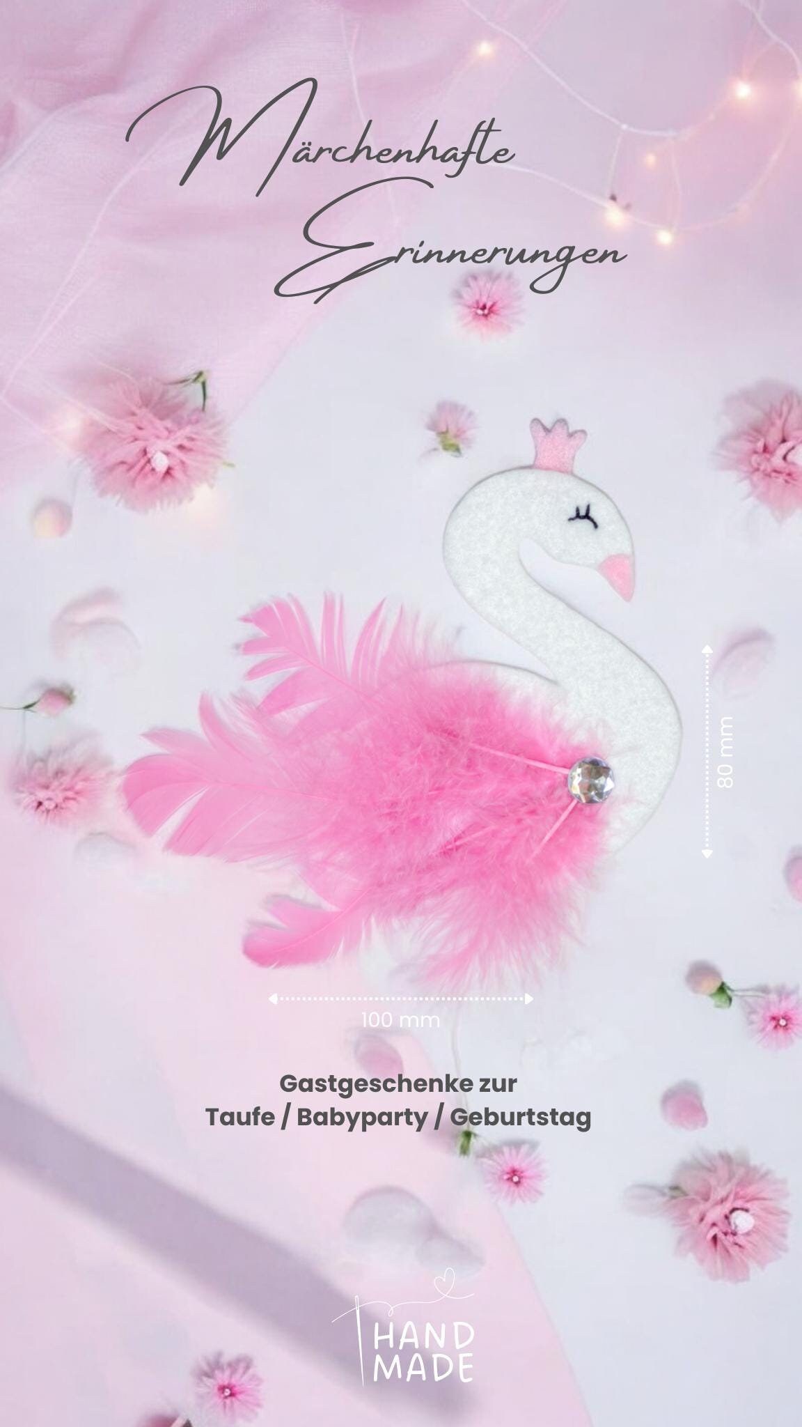 Gastgeschenk Taufe & Geburt Mädchen - Schwan Filz Mit Feder Babygeschenk Zur Babyparty Deko Kindergeburtstag Andenken Gastgeschenk Taufe & Geburt Mädchen - Schwan Filz Mit Feder Babygeschenk Zur Babyparty Deko Kindergeburtstag Andenken von Etsy - BeebyBox
