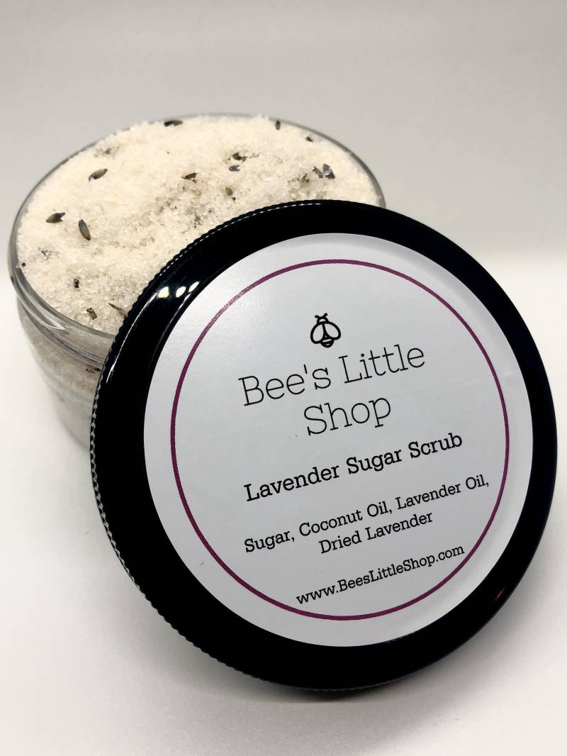 Lavendel-Zucker-Peeling von Etsy - BeesLitttleShop