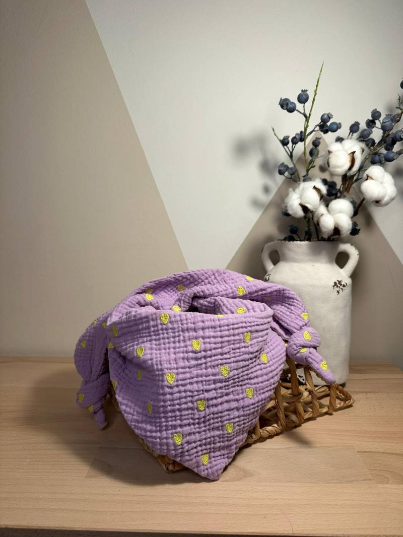 Musselin - Dreieckstuch von Etsy - BellabySteffi