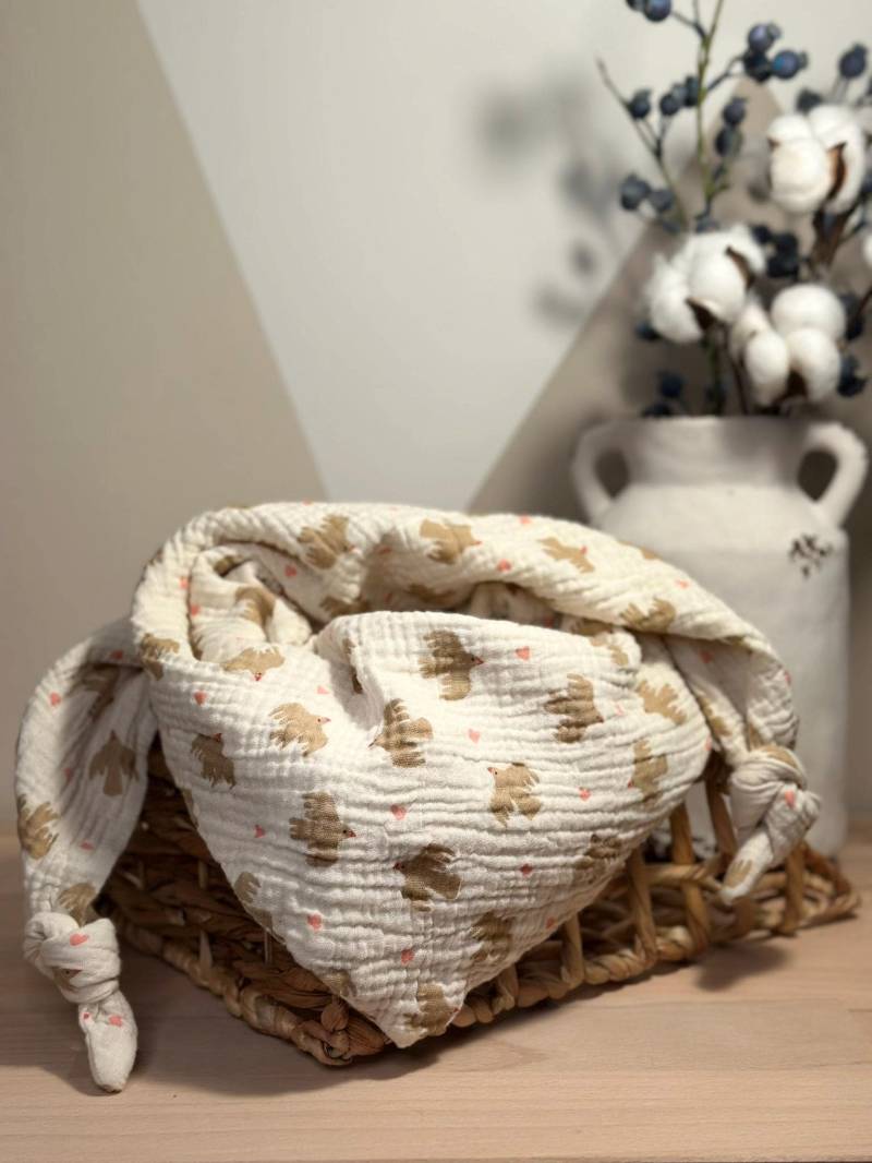 Musselin - Dreieckstuch von Etsy - BellabySteffi