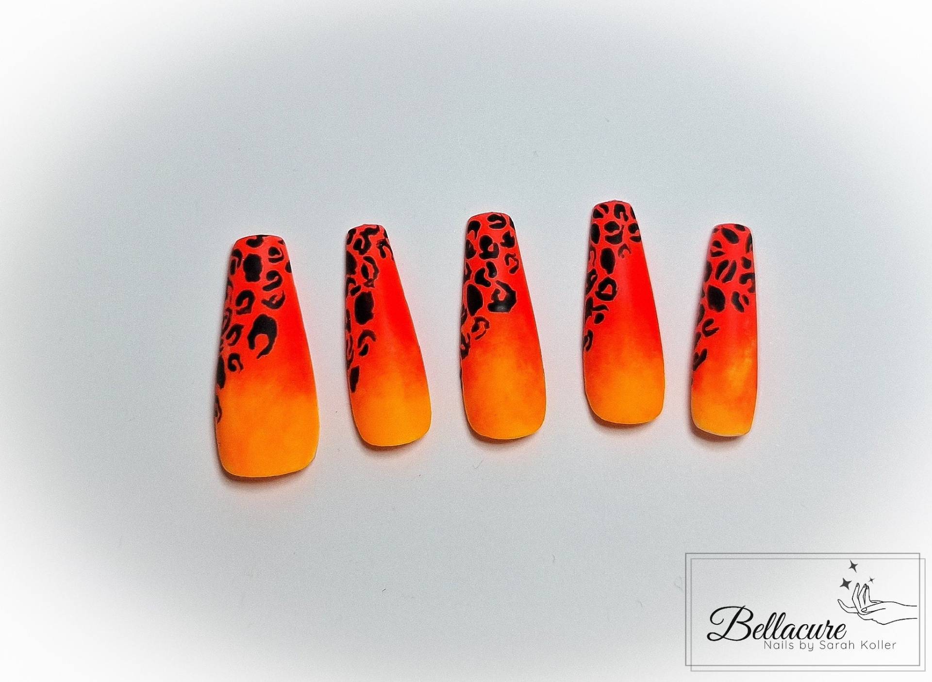 Press On Nägel - Nails Neon Leo Animalprint Press On Nägel - Nails Neon Leo Animalprint von Etsy - BellacureNails